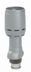 Ventiliacijos kaminėlis Vilpe FLOW 125P-IS-500 šv. pilkas 